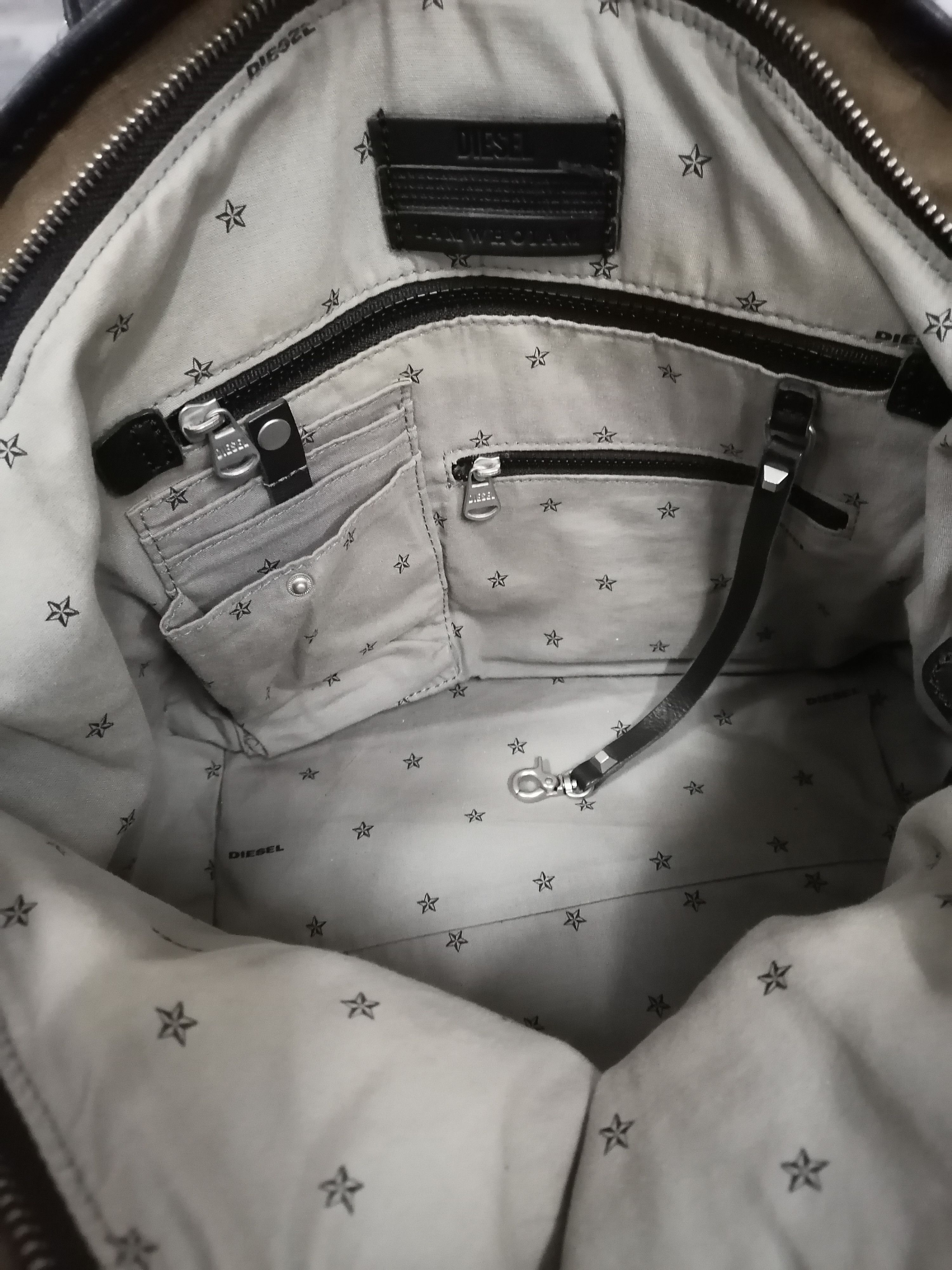 Diesel Diesel Waxed Studded Tote / Hand Carry Bag Size ONE SIZE - 9 Thumbnail