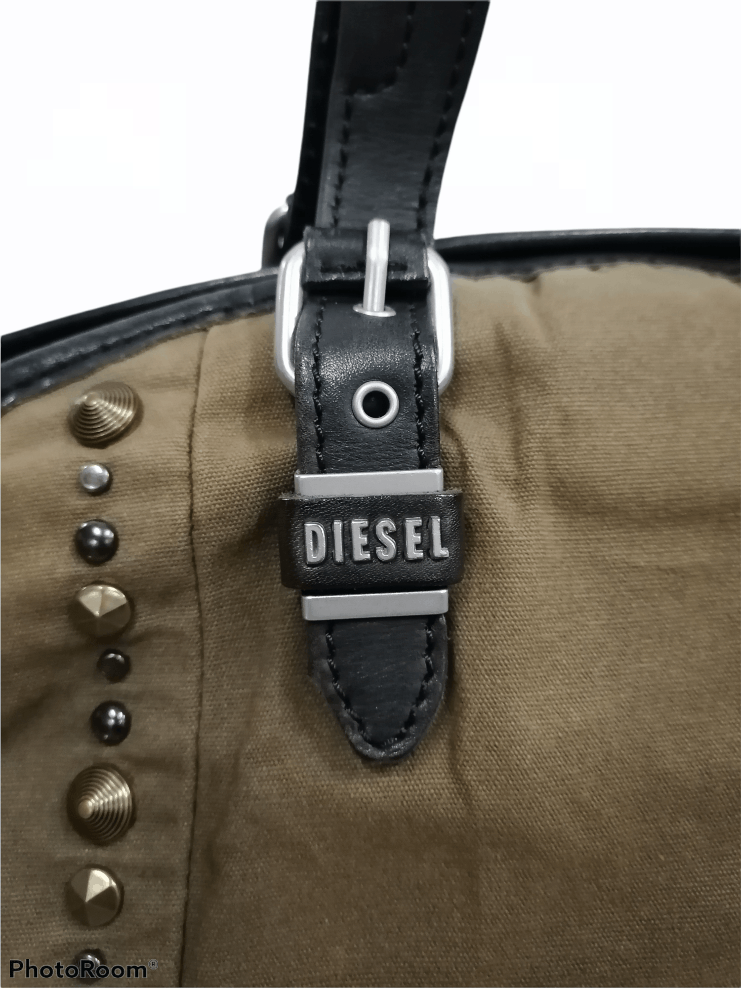 Diesel Diesel Waxed Studded Tote / Hand Carry Bag Size ONE SIZE - 5 Thumbnail