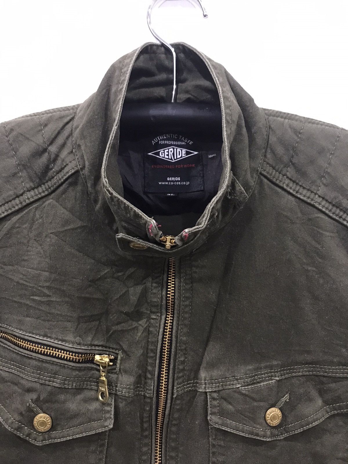 Japanese Brand GERIDE Japan Workwear Zipper Jacket Size US M / EU 48-50 / 2 - 4 Thumbnail