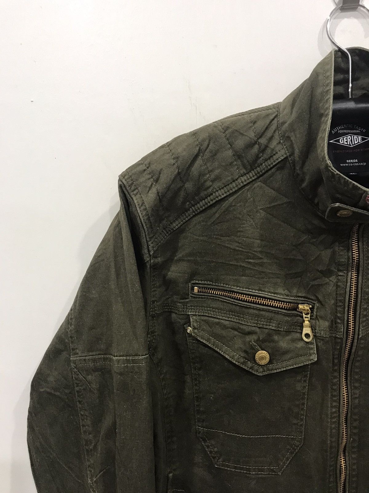 Japanese Brand GERIDE Japan Workwear Zipper Jacket Size US M / EU 48-50 / 2 - 6 Thumbnail