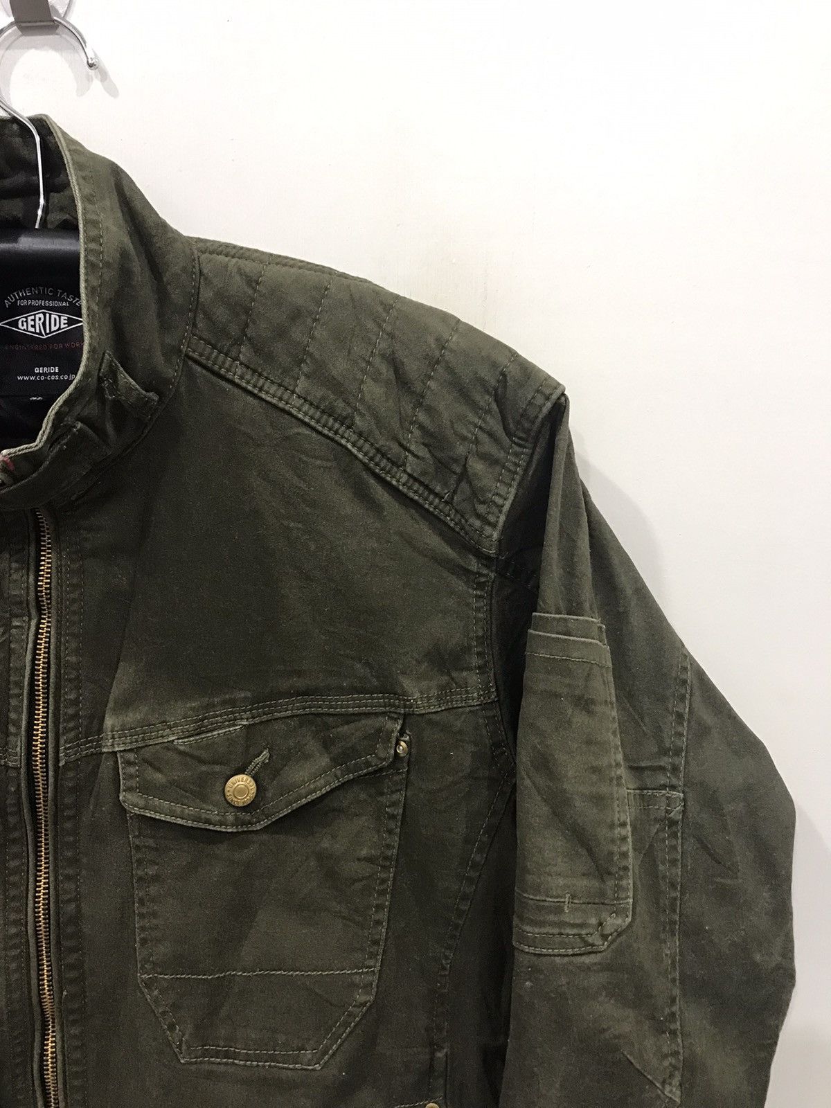 Japanese Brand GERIDE Japan Workwear Zipper Jacket Size US M / EU 48-50 / 2 - 5 Thumbnail