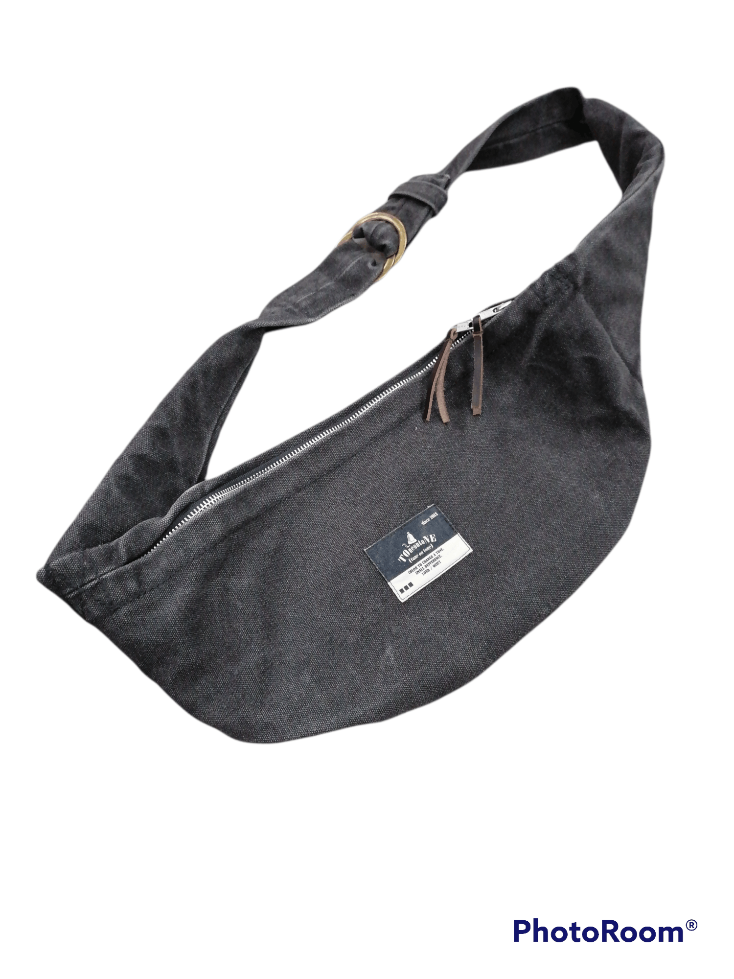 Japanese Brand Japan Brand Tone On Tone Snufkin Design Canvas Bag Size ONE SIZE - 1 Thumbnail