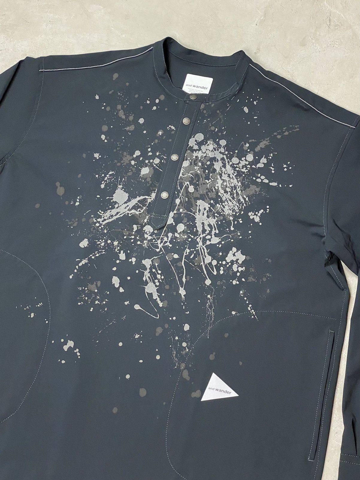 And Wander And Wander Tech 3M Splatter Paint Pullover Top Size US XL / EU 56 / 4 - 4 Thumbnail