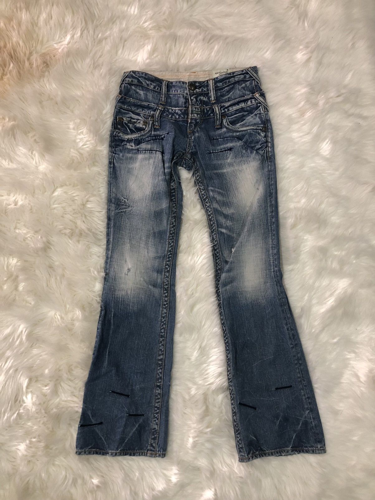 Designer × Japanese Brand Antgauge S.P. Platinum Brand Double Waist Design Size US 29 - 1 Thumbnail