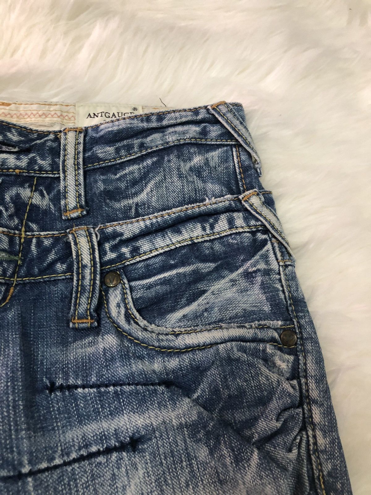 Designer × Japanese Brand Antgauge S.P. Platinum Brand Double Waist Design Size US 29 - 5 Thumbnail
