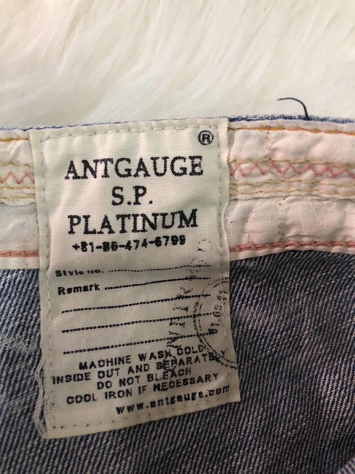 Designer × Japanese Brand Antgauge S.P. Platinum Brand Double Waist Design Size US 29 - 6 Thumbnail