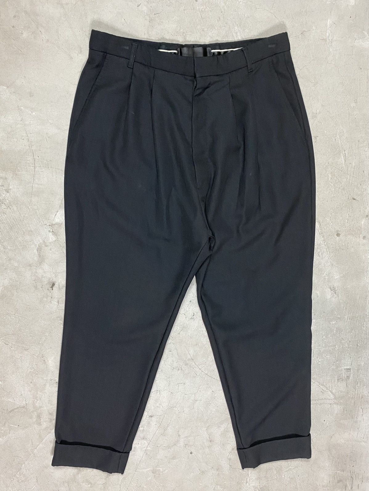 Haider Ackermann Textured Wool Trouser