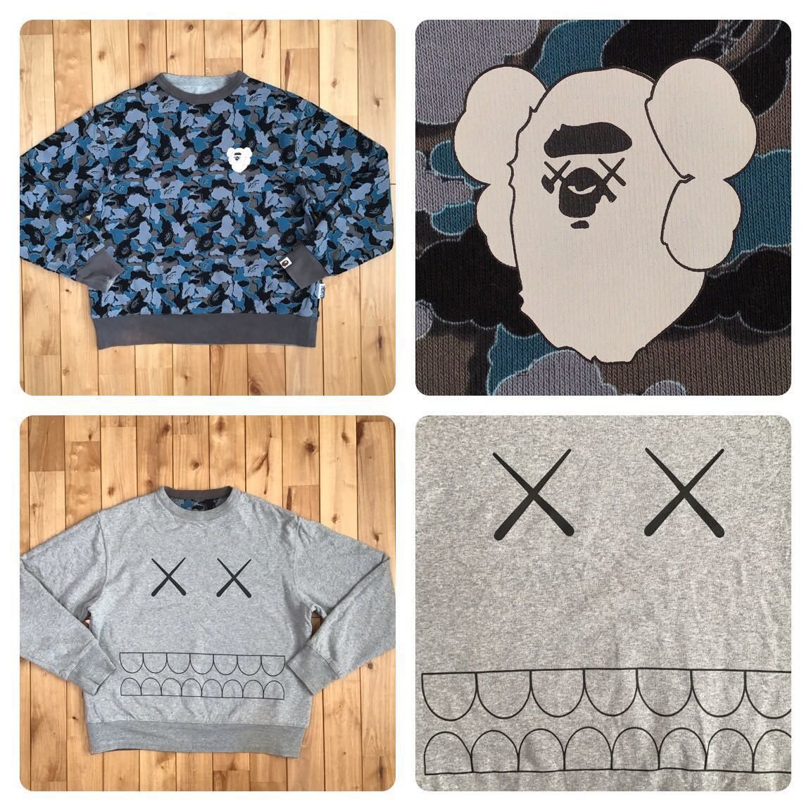 Bape × Kaws BAPE × kaws 🔥reversible🔥 sweat shirt cloud camo Size US M / EU 48-50 / 2 - 1 Thumbnail