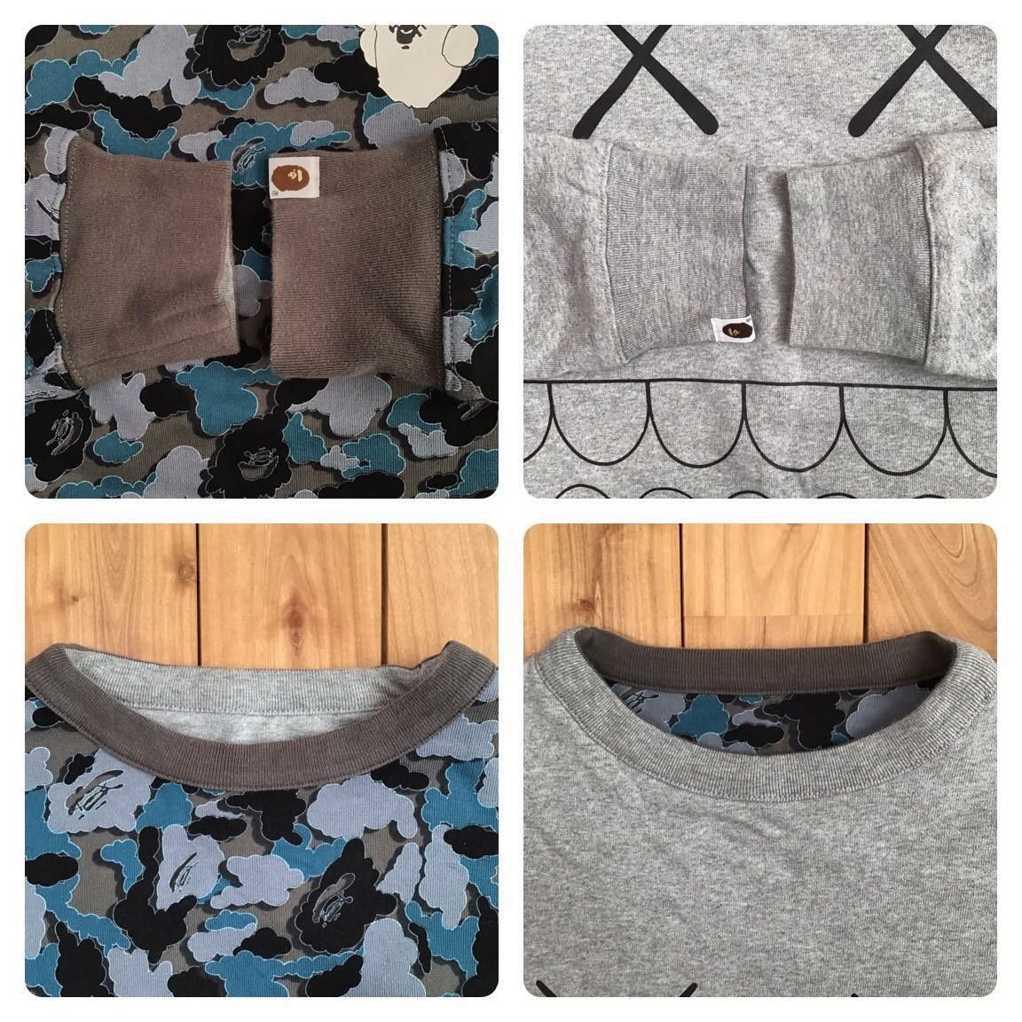 Bape × Kaws BAPE × kaws 🔥reversible🔥 sweat shirt cloud camo Size US M / EU 48-50 / 2 - 9 Thumbnail
