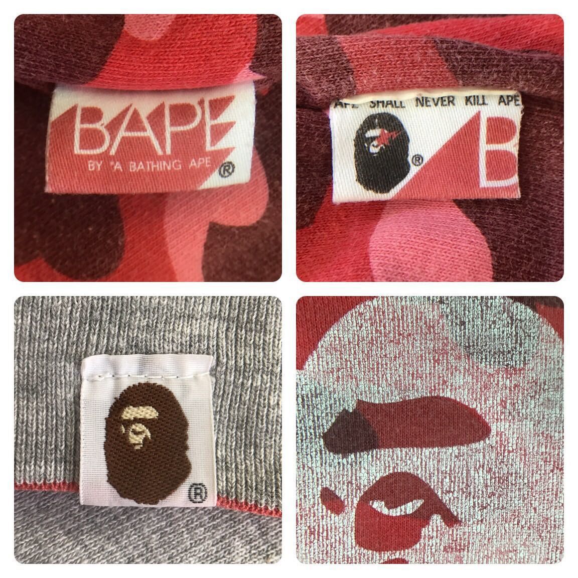 Bape 🔥Reversible🔥 BAPE sta sweat shirt red camo Size US S / EU 44-46 / 1 - 10 Thumbnail