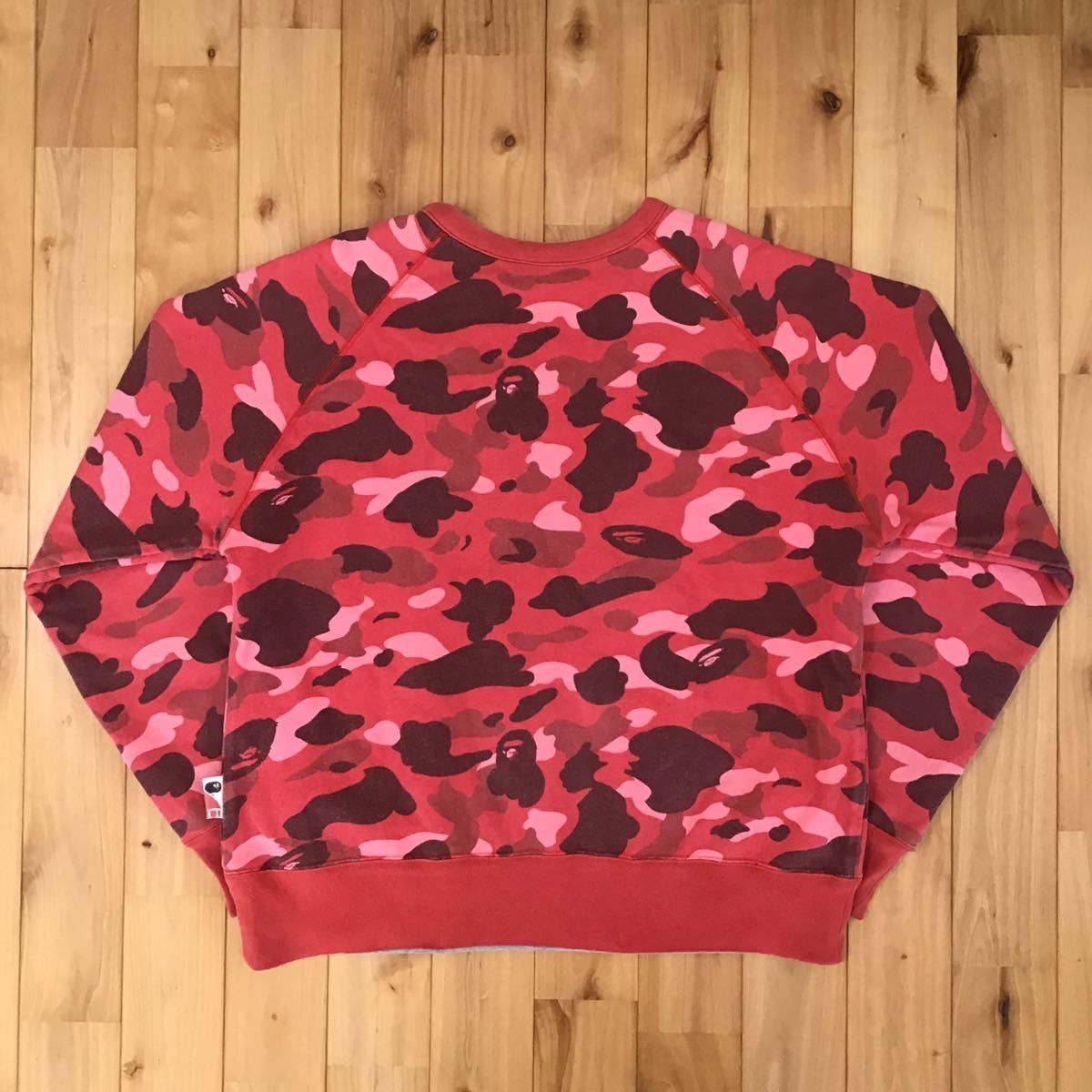 Bape 🔥Reversible🔥 BAPE sta sweat shirt red camo Size US S / EU 44-46 / 1 - 4 Thumbnail