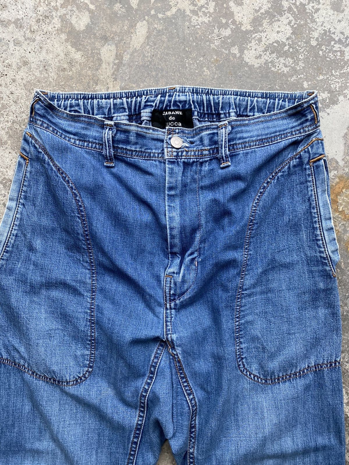 CABANE de ZUCCa 💥Archive💥 CABANE de ZUCCA by Issey Miyake Multi Pocket Jeans Size US 33 - 3 Thumbnail