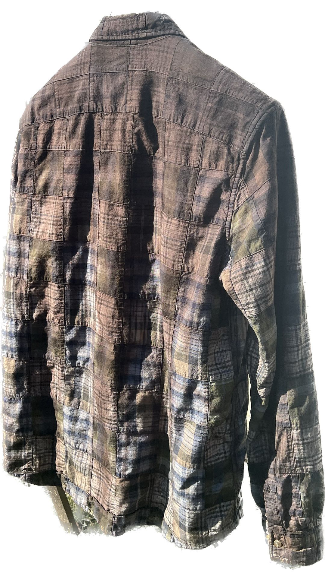 Eddie Bauer × Vintage Hand-Dyed Patchwork Shirt Size US L / EU 52-54 / 3 - 5 Thumbnail