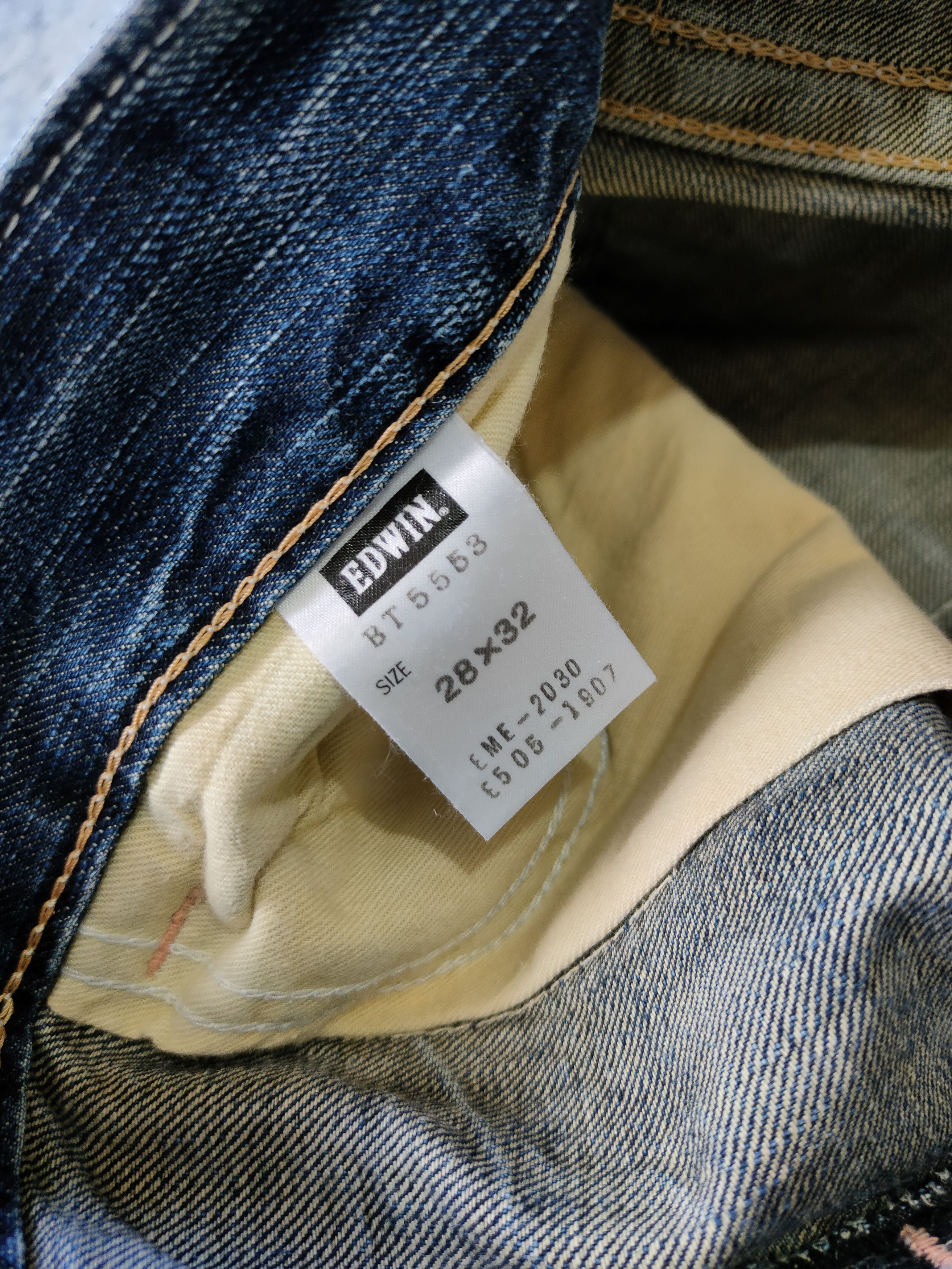Edwin × Japanese Brand Vintage Edwin 503 Blue Trip Denim Size US 30 / EU 46 - 8 Thumbnail