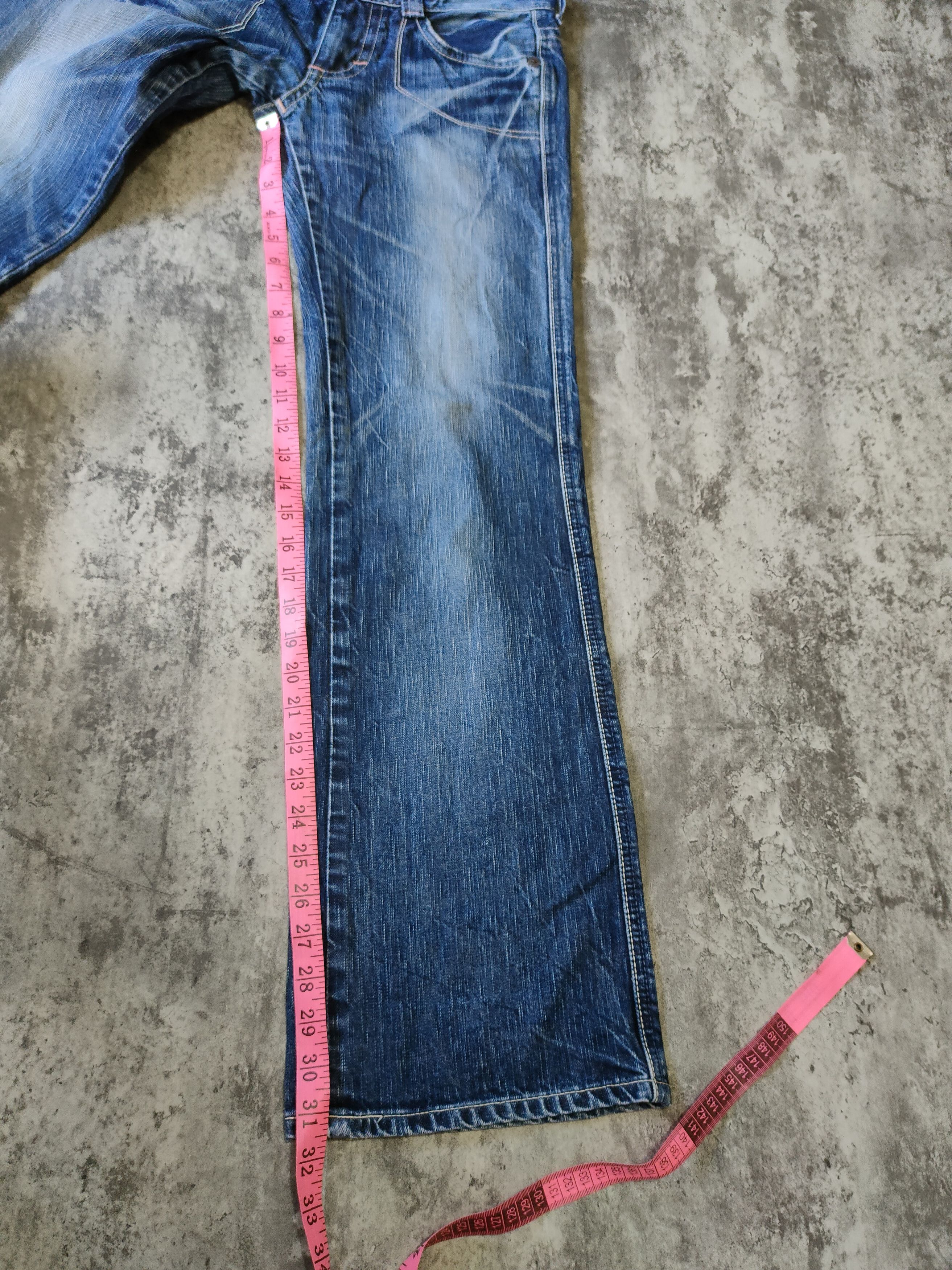 Edwin × Japanese Brand Vintage Edwin 503 Blue Trip Denim Size US 30 / EU 46 - 13 Thumbnail