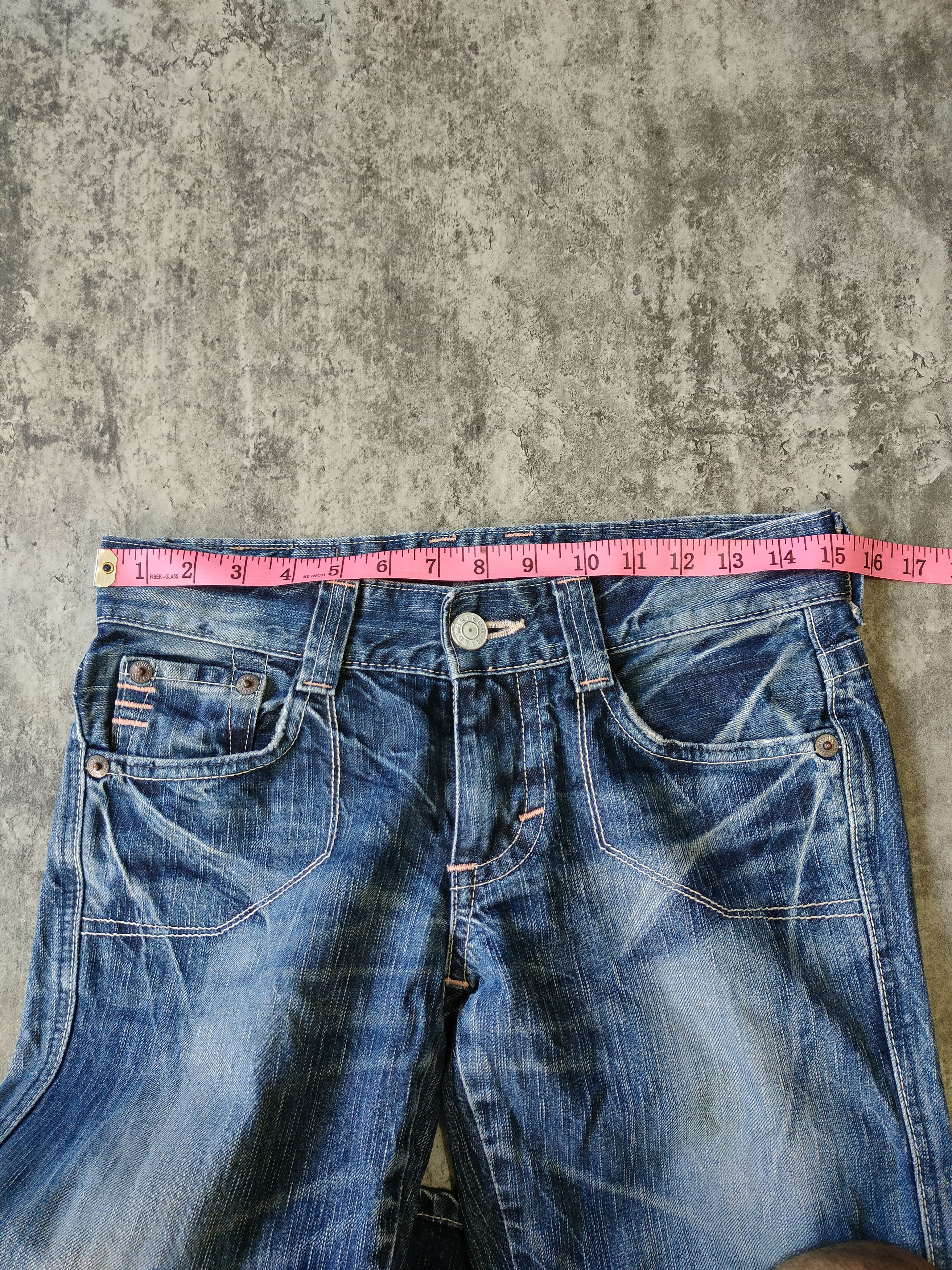 Edwin × Japanese Brand Vintage Edwin 503 Blue Trip Denim Size US 30 / EU 46 - 15 Thumbnail