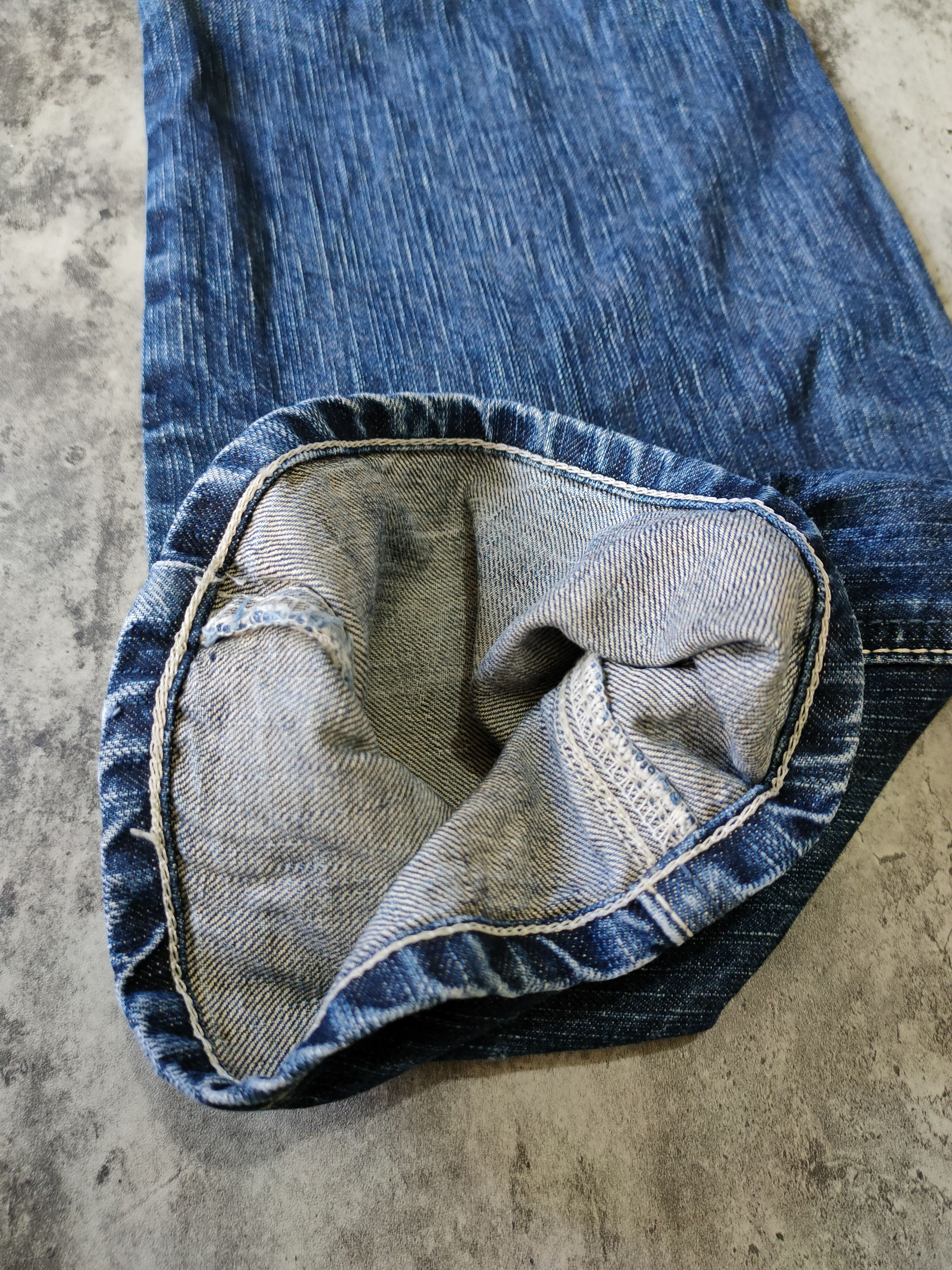 Edwin × Japanese Brand Vintage Edwin 503 Blue Trip Denim Size US 30 / EU 46 - 12 Thumbnail