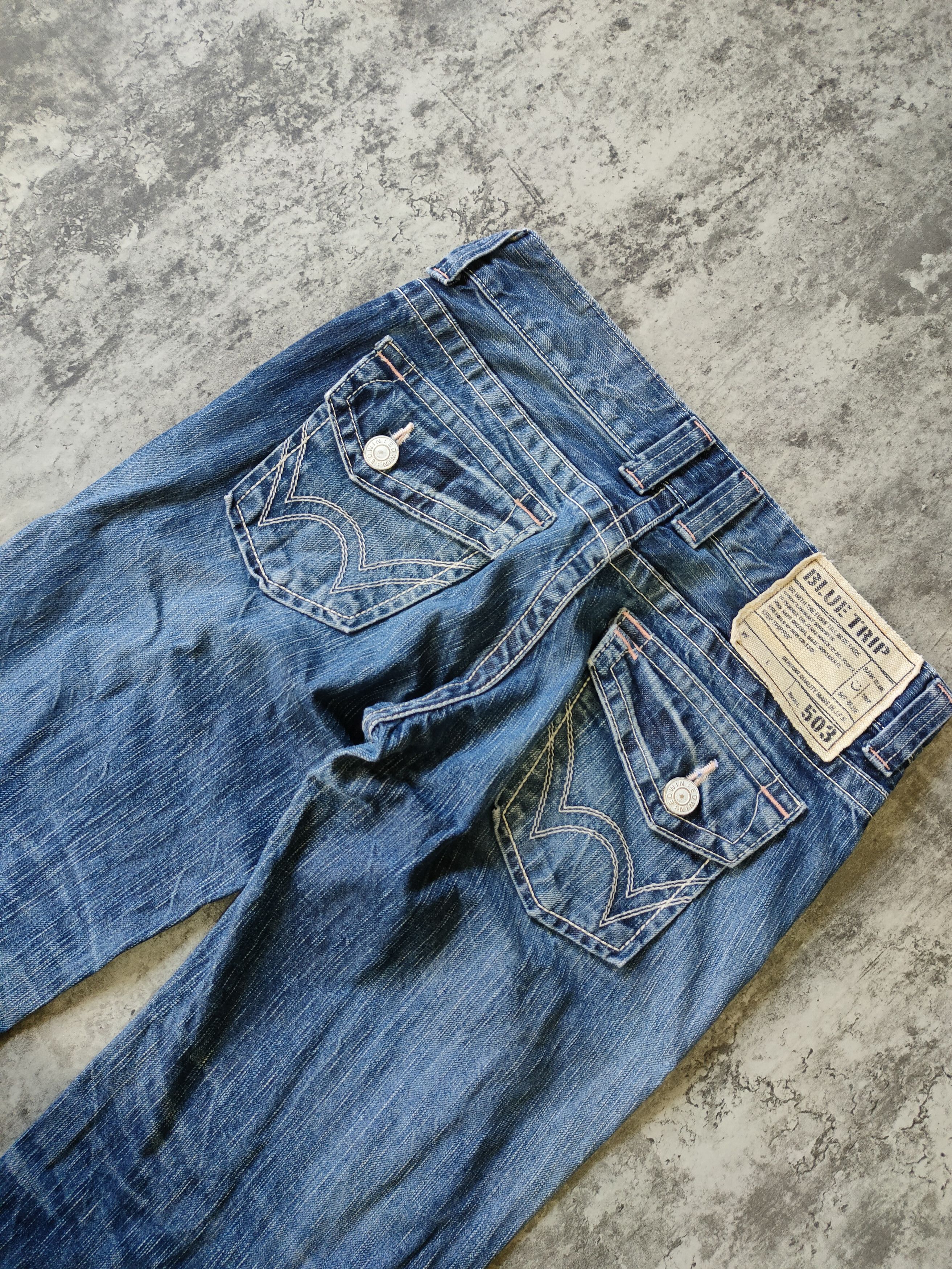 Edwin × Japanese Brand Vintage Edwin 503 Blue Trip Denim Size US 30 / EU 46 - 10 Thumbnail