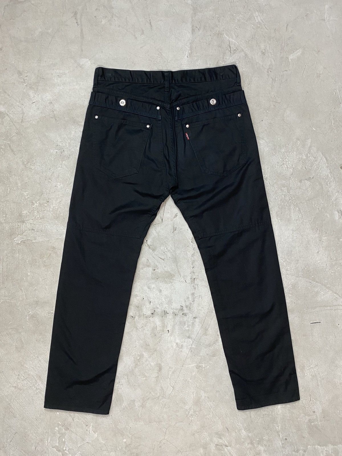 Comme des Garcons AW/13 Junya Watanabe Black Large Double Pocket Pants Size US 32 / EU 48 - 6 Thumbnail