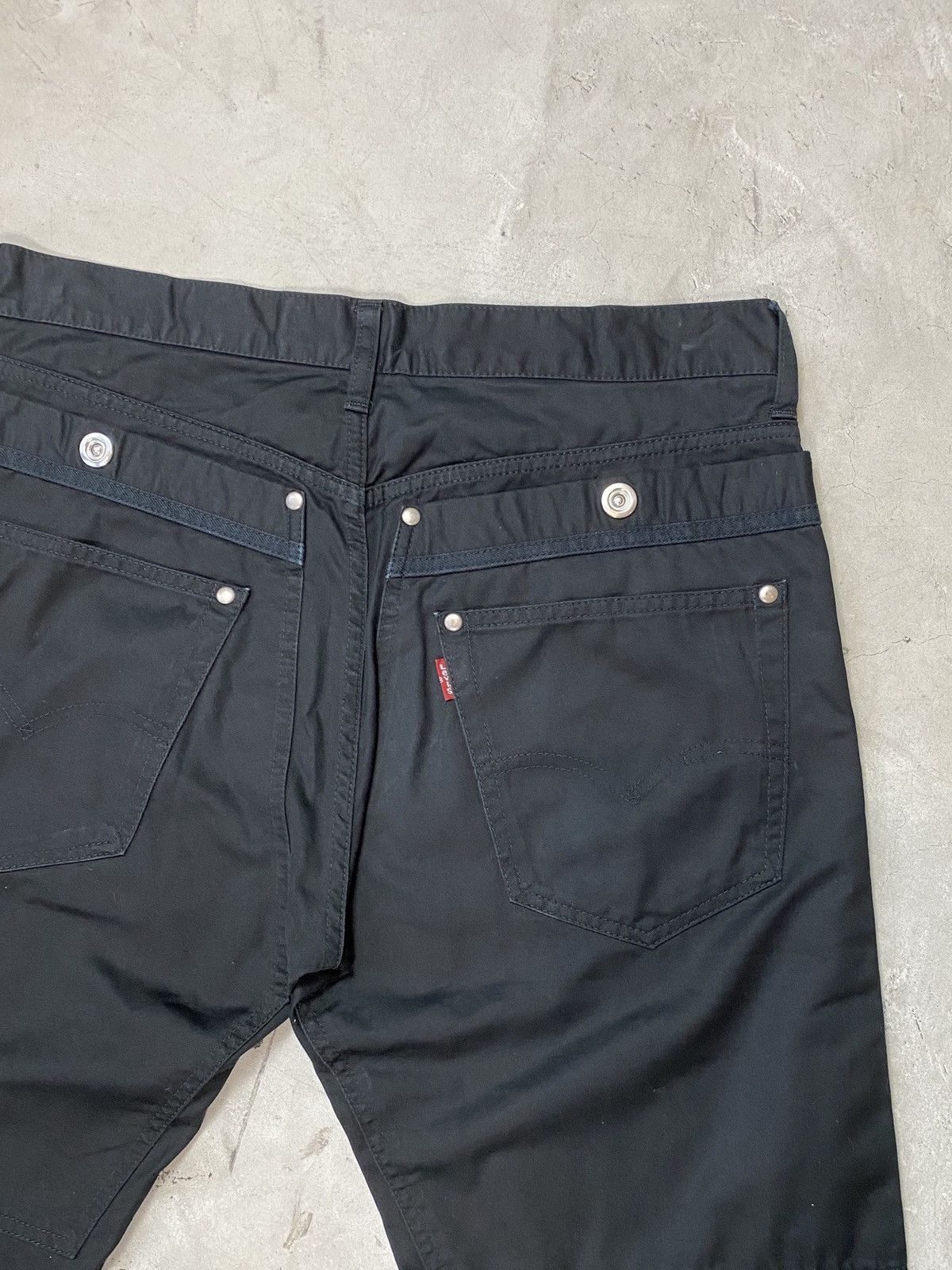 Comme des Garcons AW/13 Junya Watanabe Black Large Double Pocket Pants Size US 32 / EU 48 - 8 Thumbnail