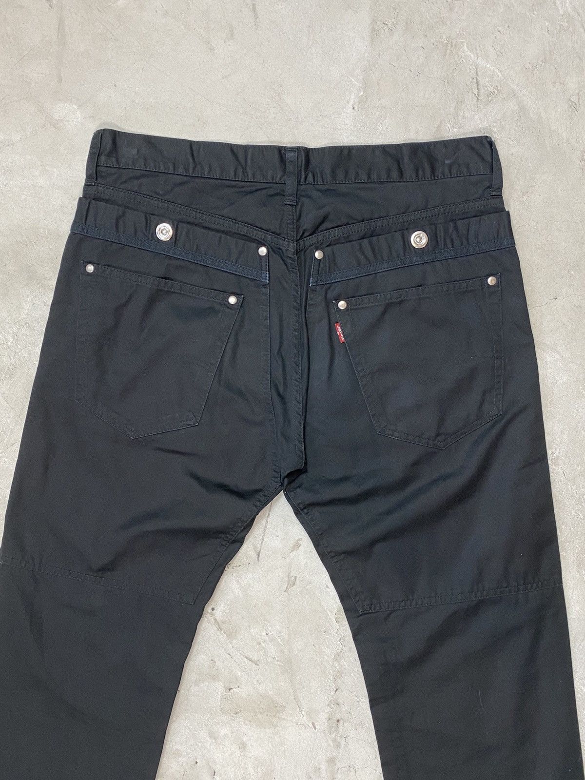 Comme des Garcons AW/13 Junya Watanabe Black Large Double Pocket Pants Size US 32 / EU 48 - 7 Thumbnail