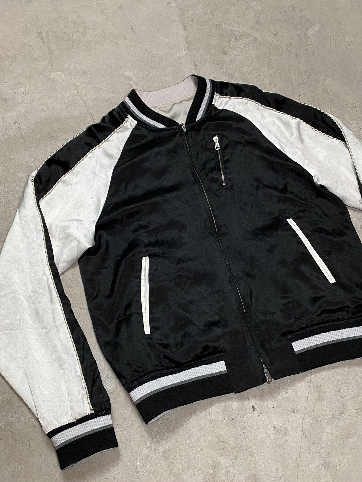 Diet Butcher Slim Skin Diet Butcher Reversible Embroidered Sukajan Jacket Size US L / EU 52-54 / 3 - 7 Thumbnail