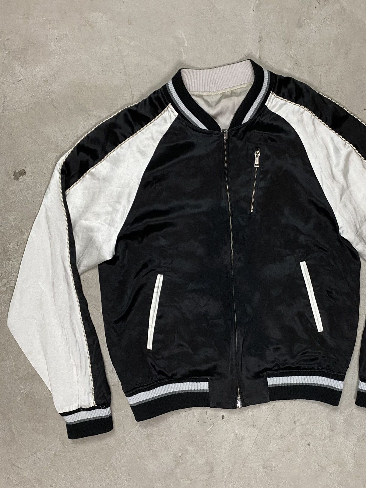 Diet Butcher Slim Skin Diet Butcher Reversible Embroidered Sukajan Jacket Size US L / EU 52-54 / 3 - 5 Thumbnail