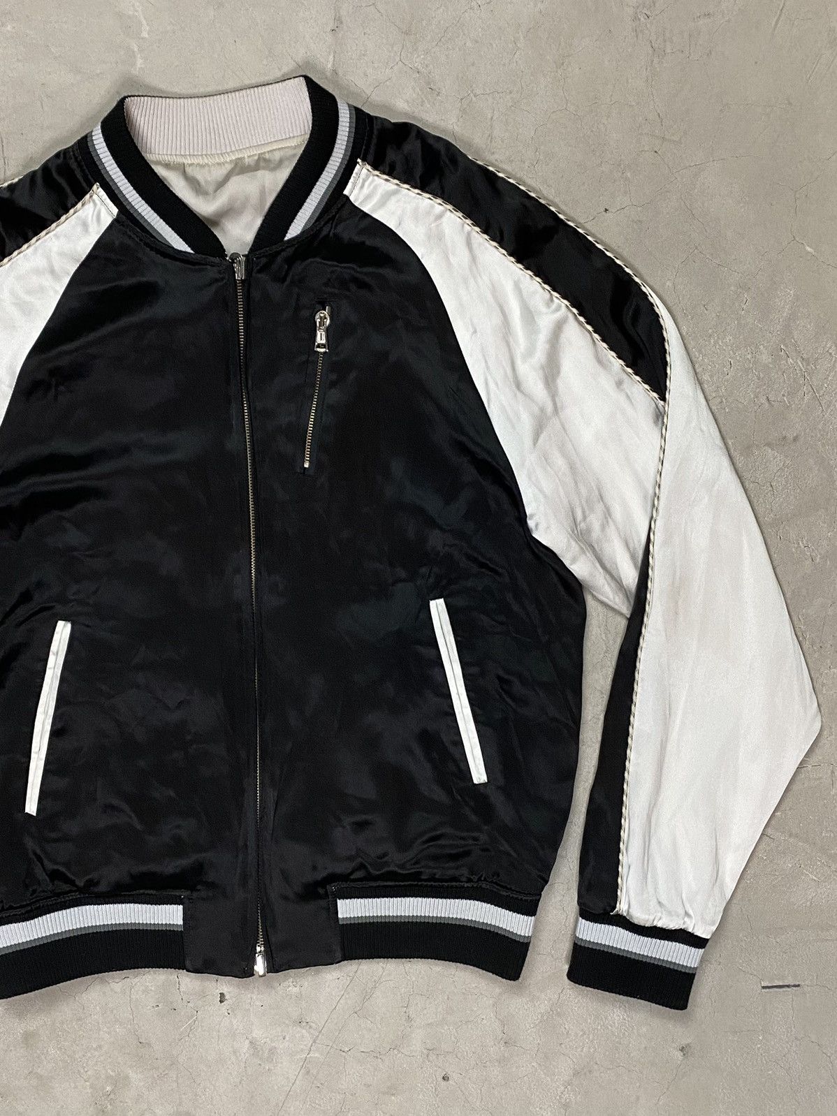 Diet Butcher Slim Skin Diet Butcher Reversible Embroidered Sukajan Jacket Size US L / EU 52-54 / 3 - 6 Thumbnail