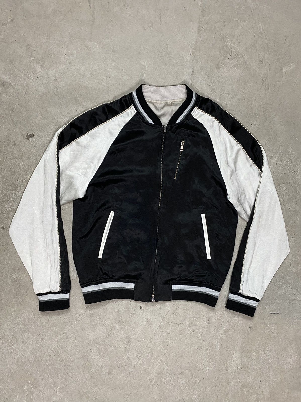 Diet Butcher Slim Skin Diet Butcher Reversible Embroidered Sukajan Jacket Size US L / EU 52-54 / 3 - 2 Thumbnail