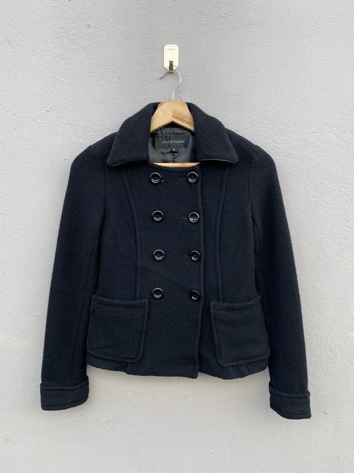 💥JILL STUART Classic Double Breasted Wool Coat
