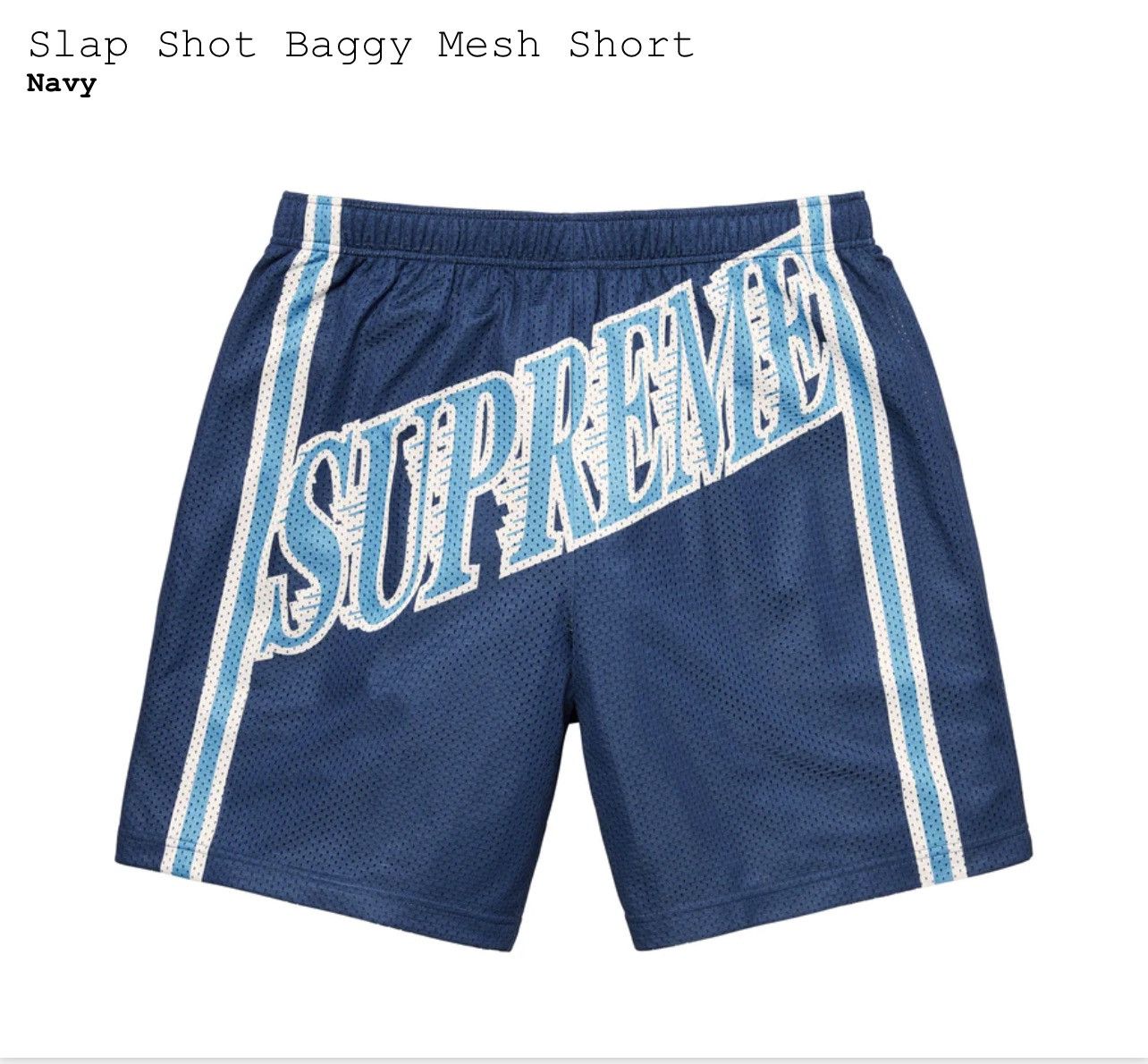 Supreme 94 Jersey Short Light Blue