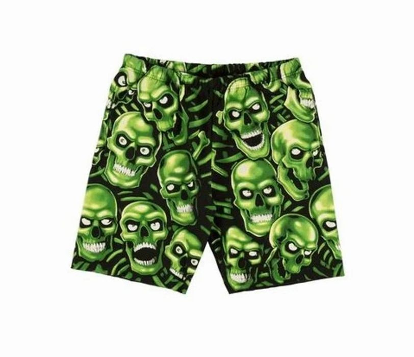 Supreme S/S 2018 Supreme x Liquid Blue Skull Pile Shorts | Grailed