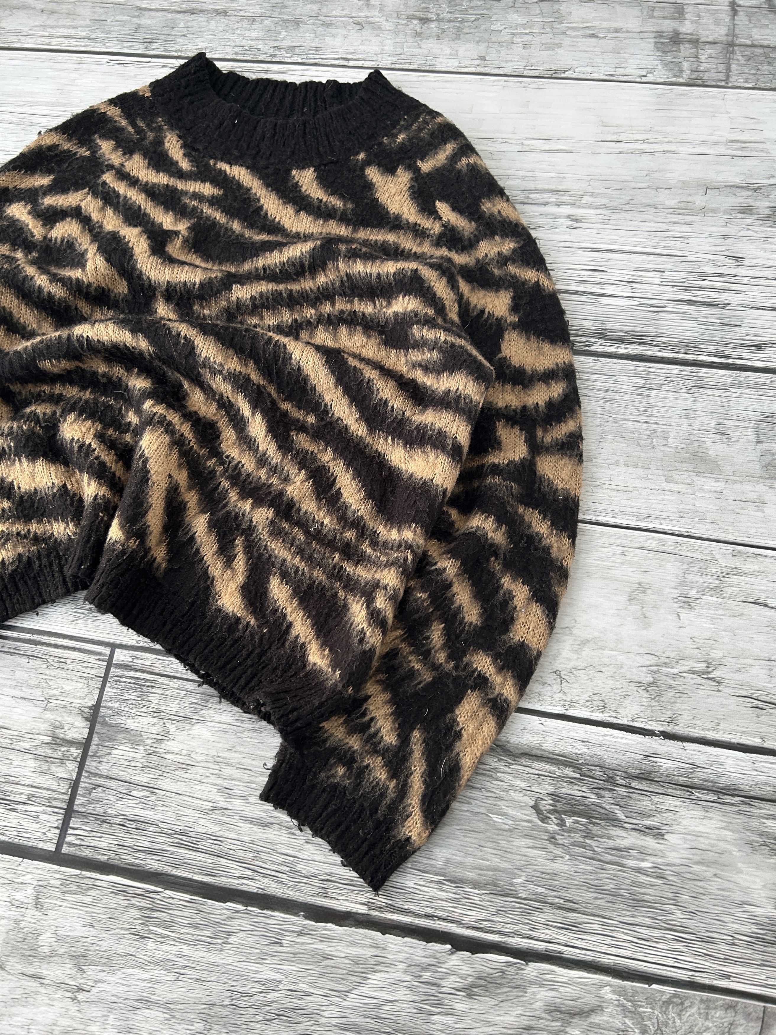 Japanese Brand × Vintage Vintage Y2K Mohair Teddy Grass Sweater Cutie Style Size US M / EU 48-50 / 2 - 3 Thumbnail