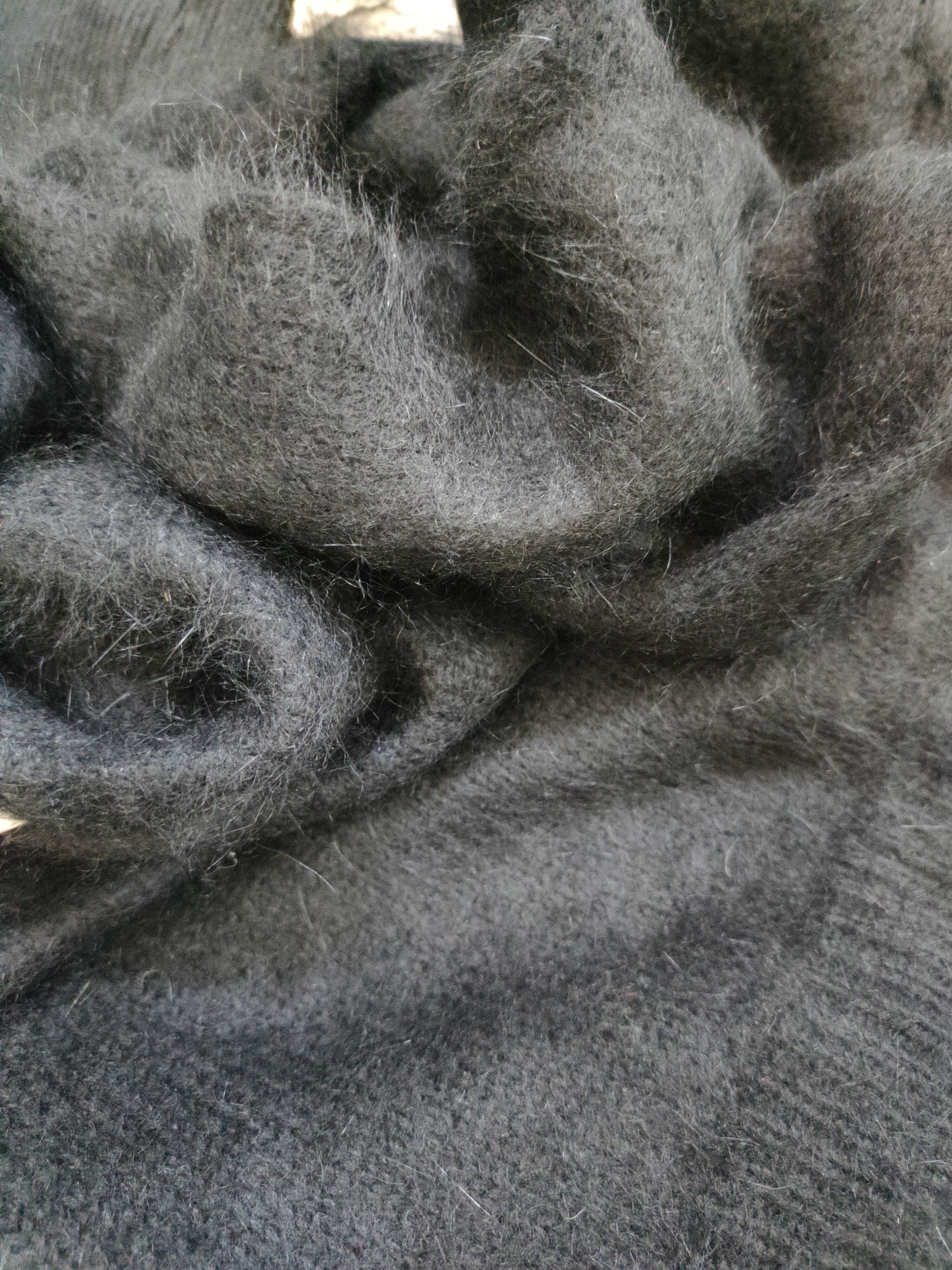 Homespun Knitwear Japanese Brand Black Shag Shaggy Fur Mohair Knitwear #216B Size M / US 6-8 / IT 42-44 - 10 Thumbnail