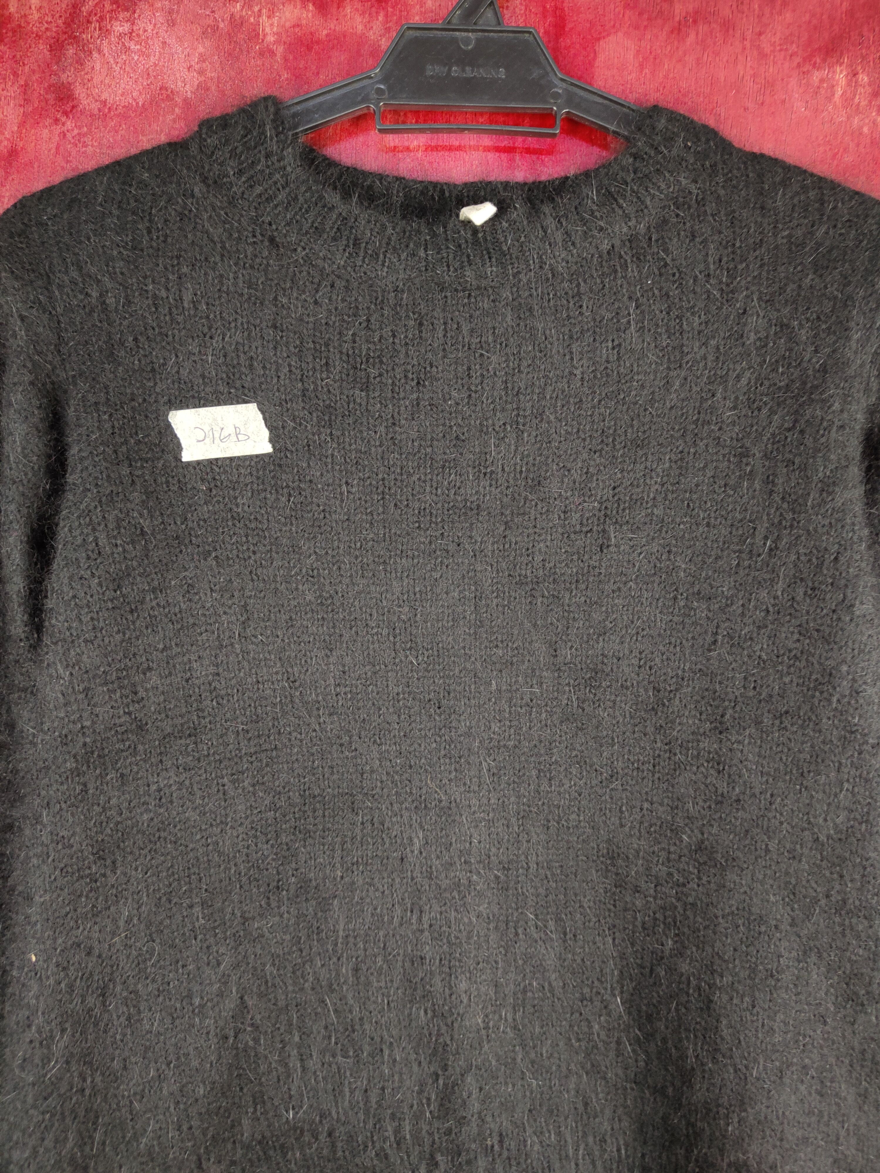 Homespun Knitwear Japanese Brand Black Shag Shaggy Fur Mohair Knitwear #216B Size M / US 6-8 / IT 42-44 - 2 Thumbnail