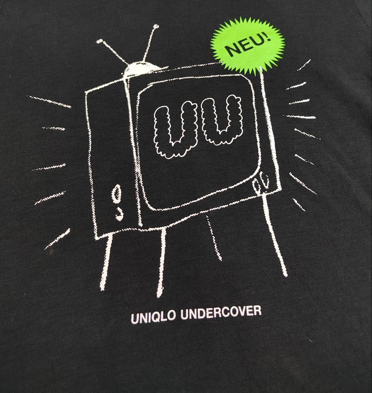 Japanese Brand × Undercover × Vintage Undercover x Uniqlo NEU Television Black Size XL Size US XL / EU 56 / 4 - 1 Thumbnail