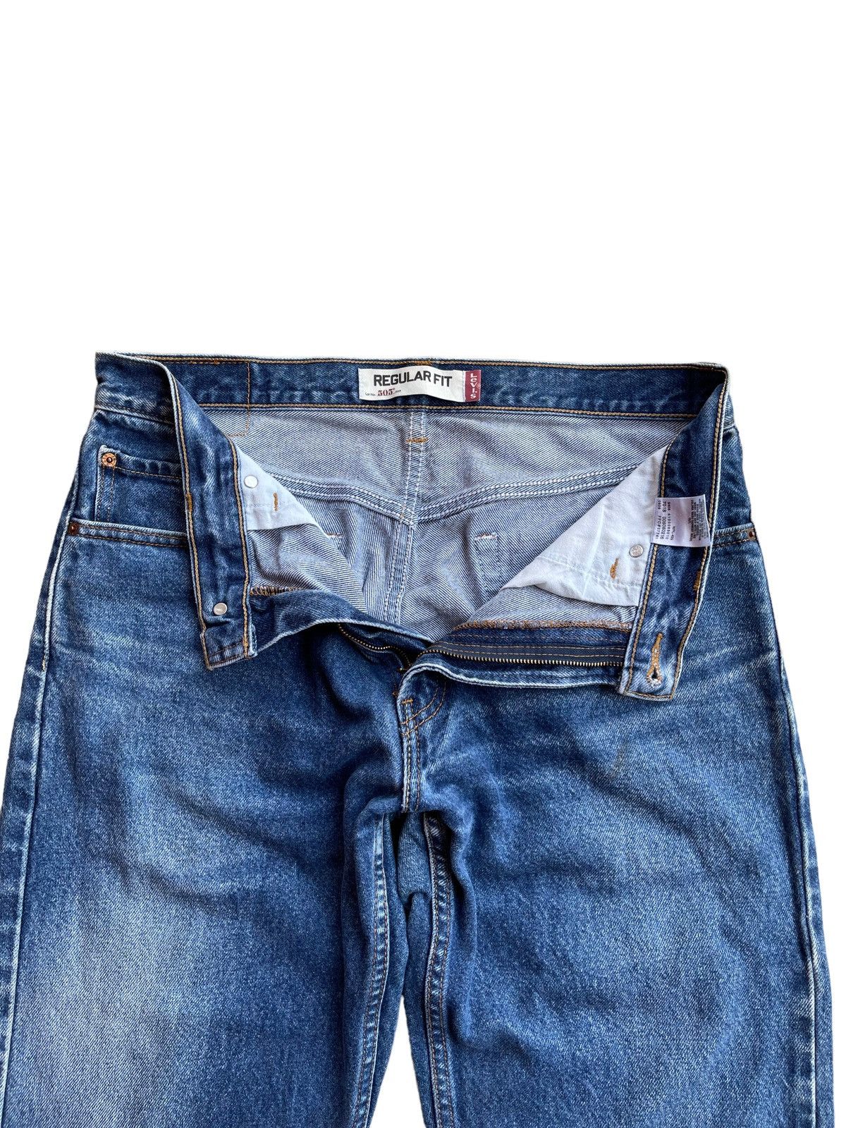 Levi's Vintage Levis 505 Regular Fit Made Lesotho Denim Jeans Size US 34 / EU 50 - 9 Thumbnail