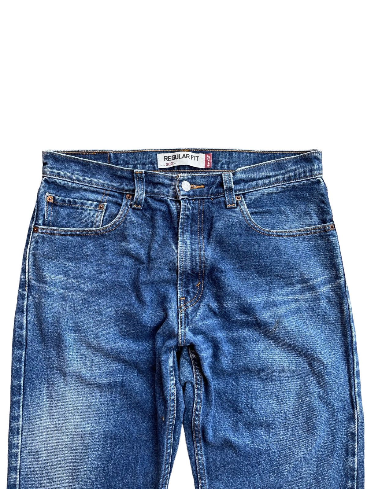 Levi's Vintage Levis 505 Regular Fit Made Lesotho Denim Jeans Size US 34 / EU 50 - 8 Thumbnail
