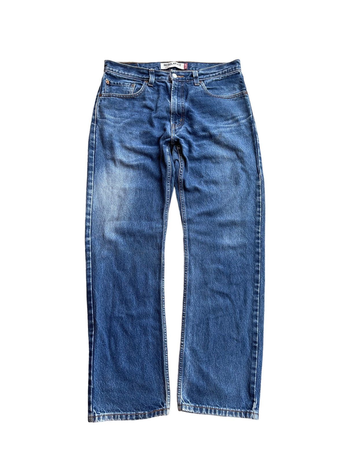 Levi's Vintage Levis 505 Regular Fit Made Lesotho Denim Jeans Size US 34 / EU 50 - 2 Thumbnail