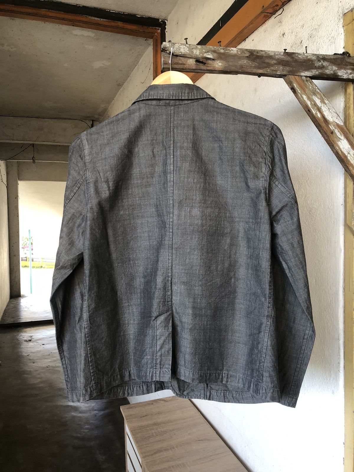 Issey Miyake Vintage Issey Miyake Plantation Denim Light Jackets Size M / US 6-8 / IT 42-44 - 2 Thumbnail