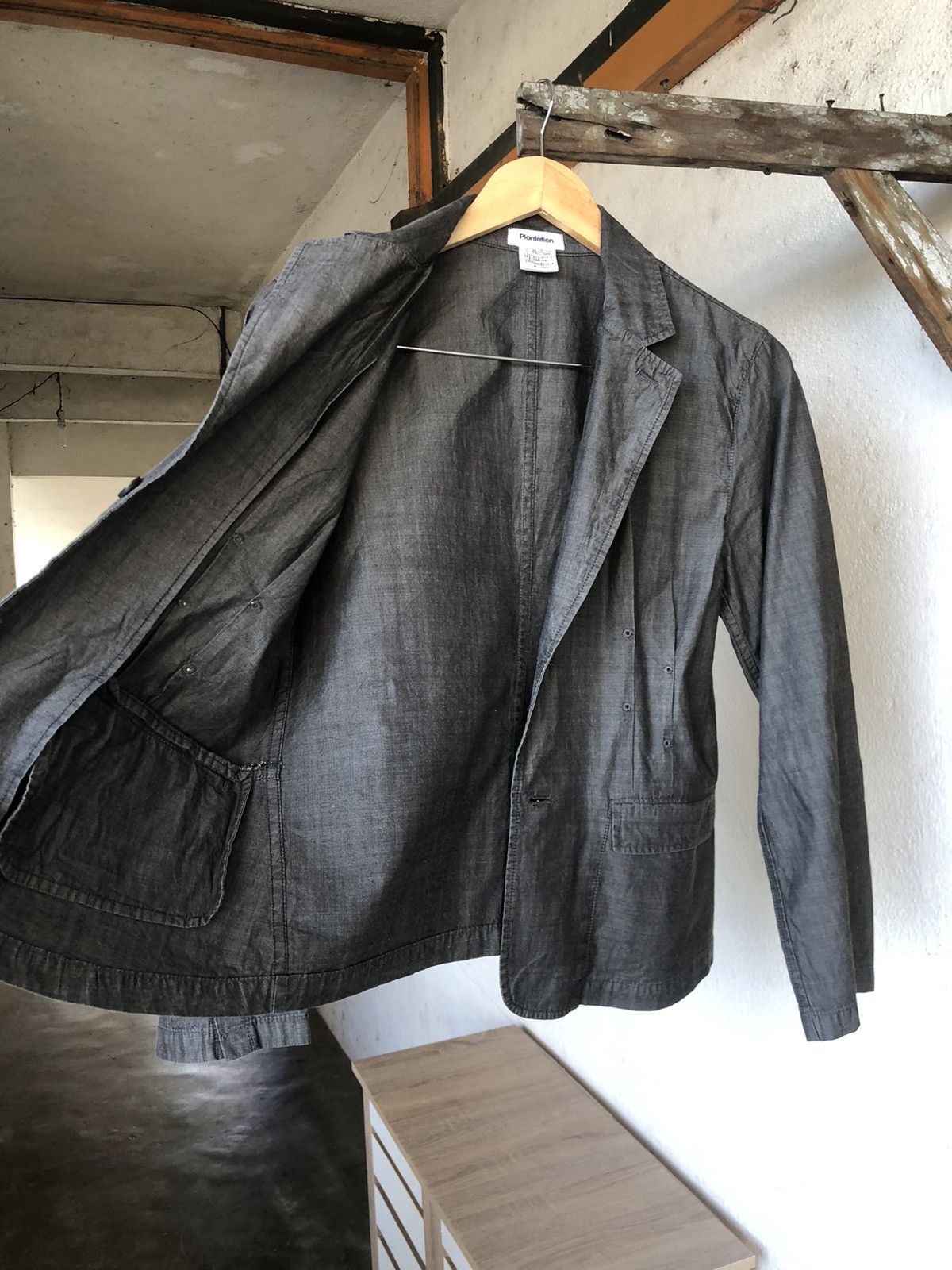 Issey Miyake Vintage Issey Miyake Plantation Denim Light Jackets Size M / US 6-8 / IT 42-44 - 17 Thumbnail
