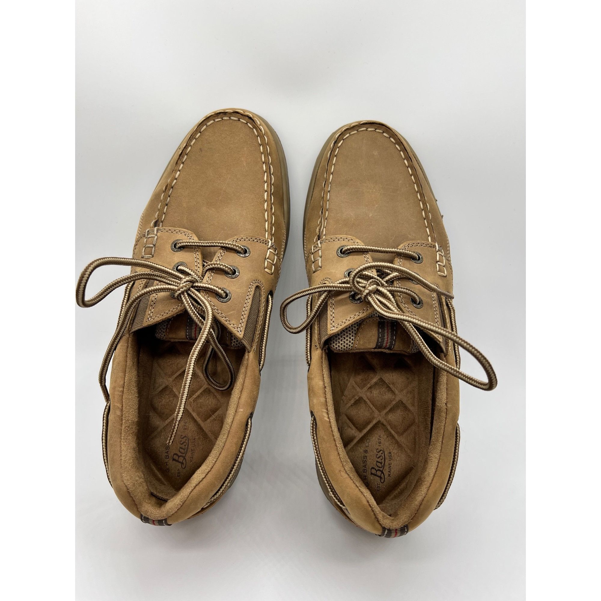 Bass Bass Pro Shop Earl Iii Mens Leather Boat Shoes Grailed 2345