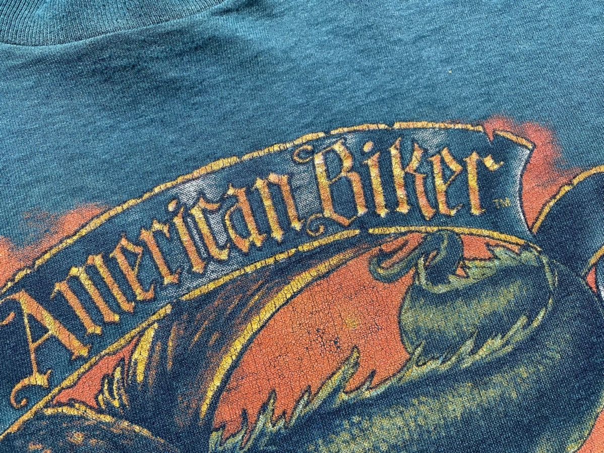 Vintage Harley Davidson 3D Emblem Eagle Dragon American Biker TShirt Size US XL / EU 56 / 4 - 5 Thumbnail