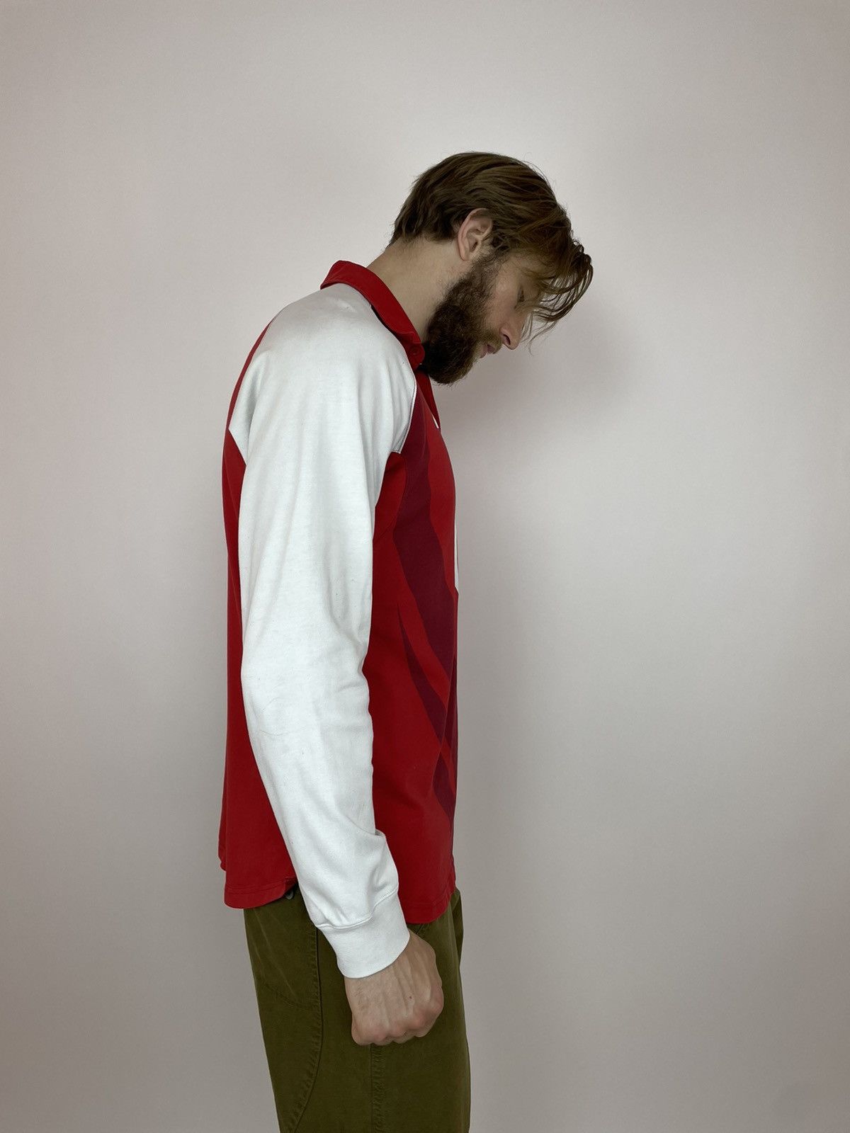 Nike Nike England Rugby 2007/2008 polo shirt long sleeve ROSE O2 Size US XL / EU 56 / 4 - 5 Thumbnail