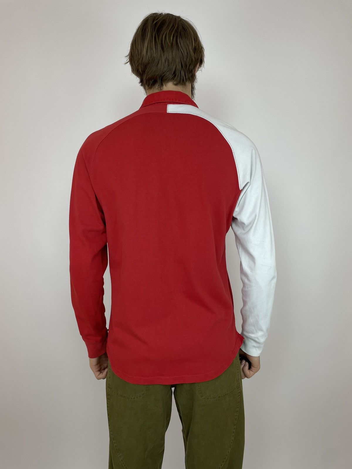 Nike Nike England Rugby 2007/2008 polo shirt long sleeve ROSE O2 Size US XL / EU 56 / 4 - 7 Thumbnail