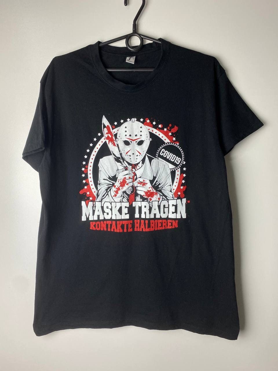 Vintage Maske Tragen Covid-19 vintage t-shirt size L Size US L / EU 52-54 / 3 - 1 Thumbnail