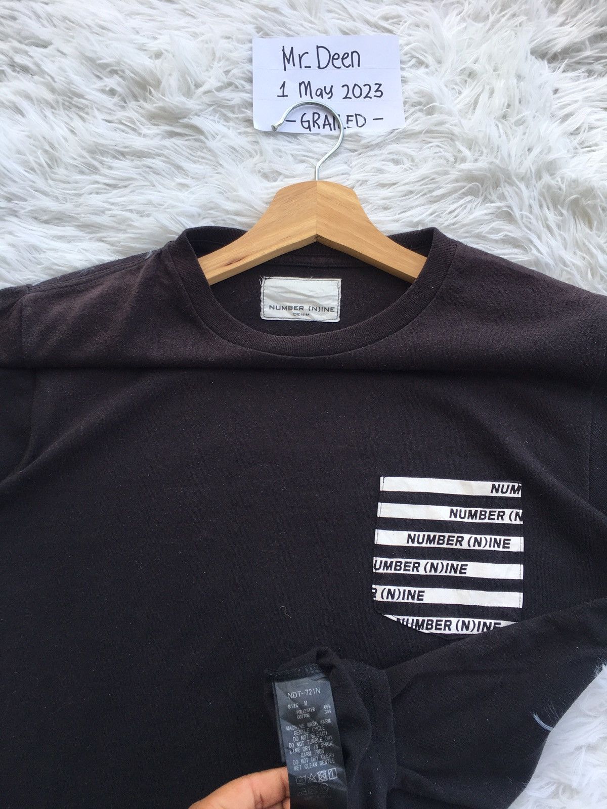 Number (N)ine Rare Number Nine Pocket Tshirt Size US M / EU 48-50 / 2 - 9 Thumbnail