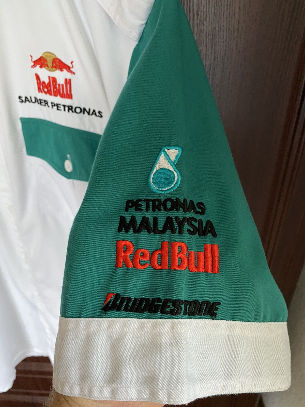 Red Bull Vintage Red Bull Sauber Petronas F1 Racing BMW Button Shirt Size US XXL / EU 58 / 5 - 3 Thumbnail