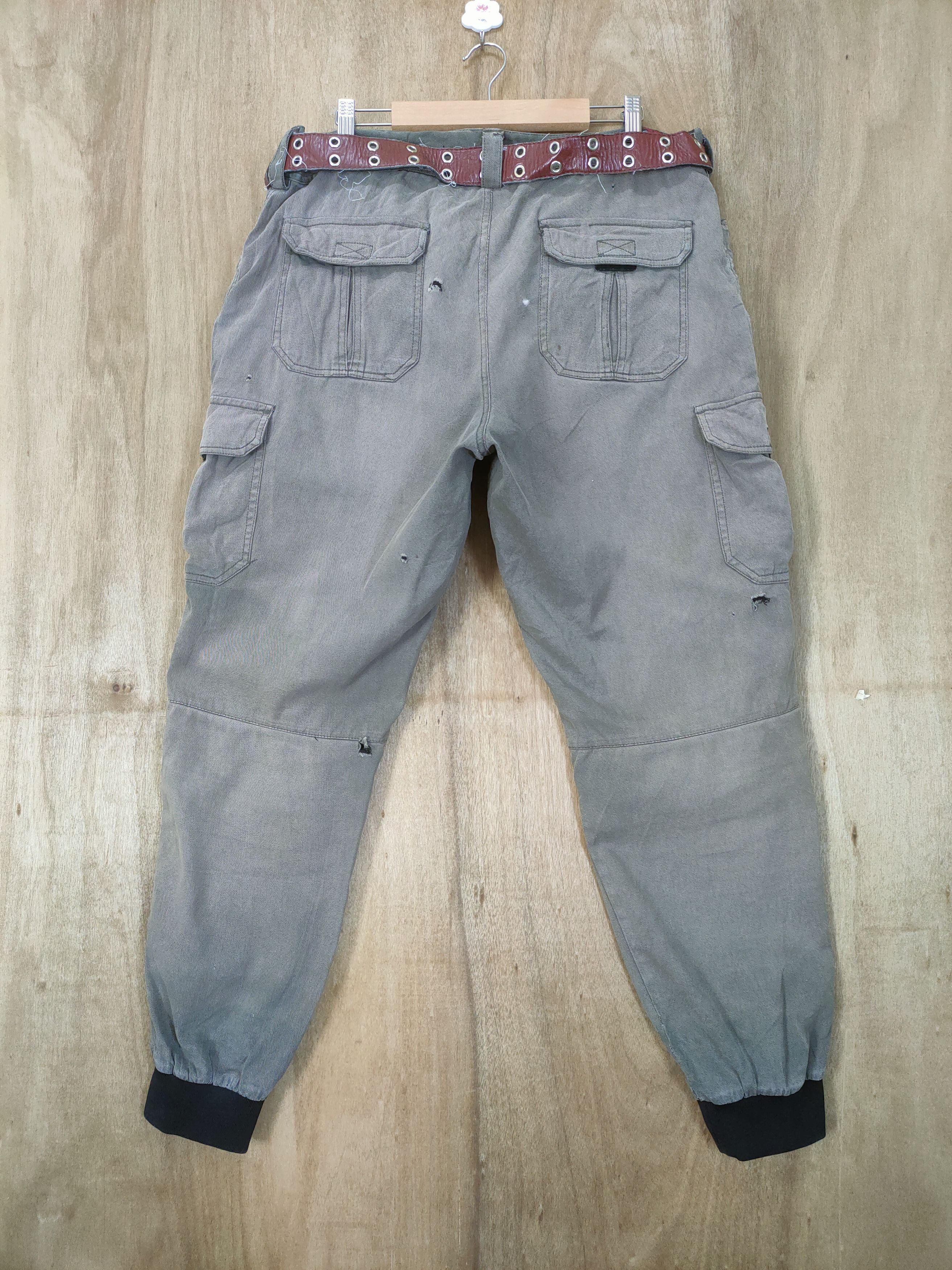Japanese Brand × Vintage VINTAGE WORN CARGO PANTS Size US 36 / EU 52 - 6 Thumbnail