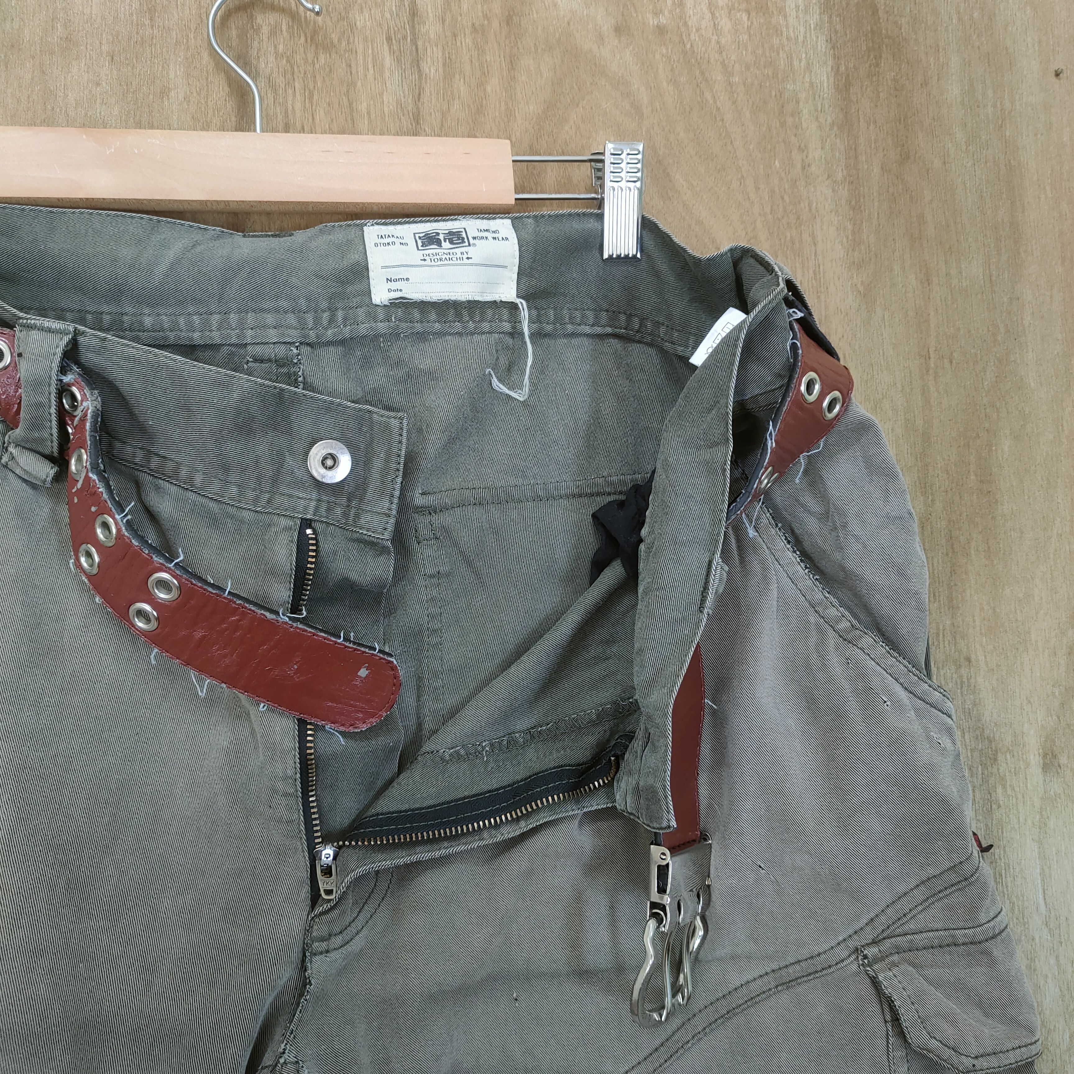 Japanese Brand × Vintage VINTAGE WORN CARGO PANTS Size US 36 / EU 52 - 11 Thumbnail
